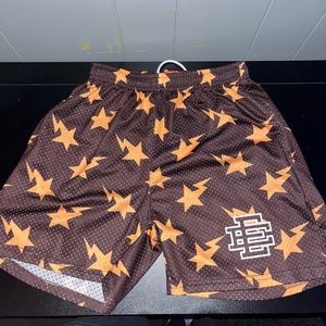 Eric Emanuel Shorts Brown Stars Men’s Size Small